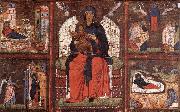 Virgin and Child Enthroned with Scenes from the Life of the Virgin